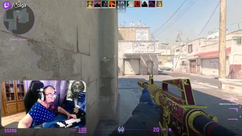 76-year-old streamer i_olga got an Ace on Dust2.