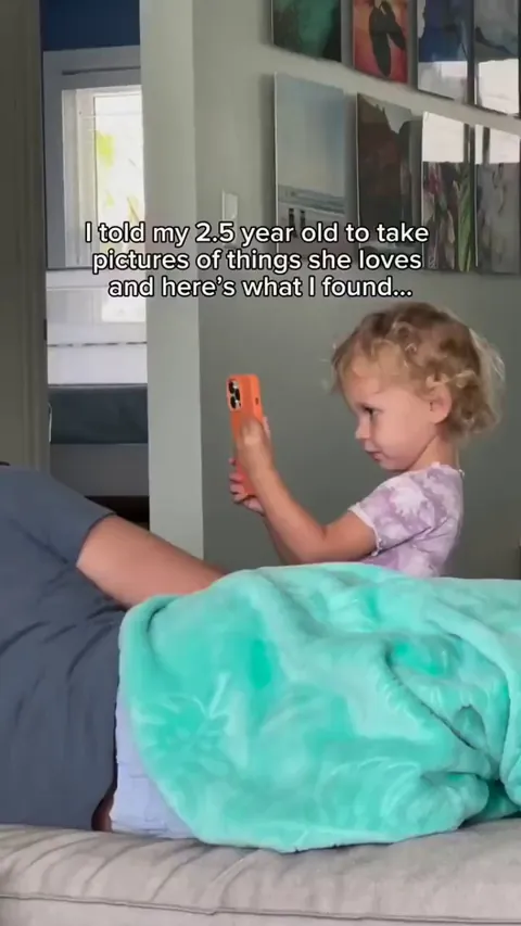 They asked her to take pictures of things she loves.