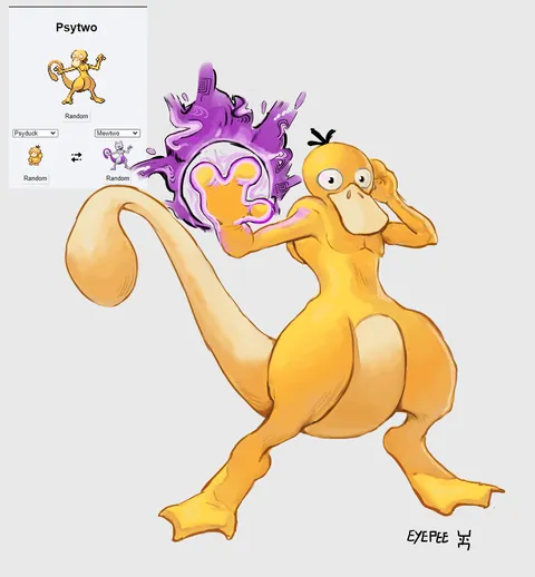 [OC] Some pokemons fusions i did