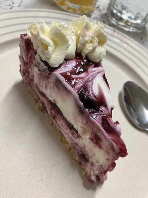 [i ate] boysenberry cheese cake