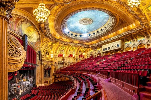 My grandfather was one of the architects who designed the Chicago Theater in the 1920s.