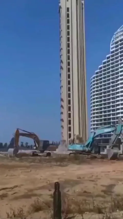 China demolishing unfinished high-rises