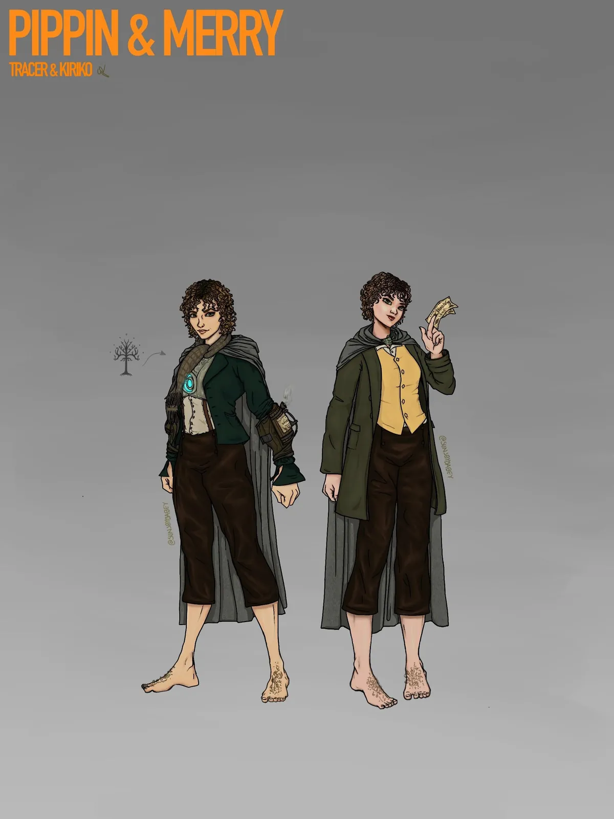 Finished my Lord of the Rings collab concept skins :)