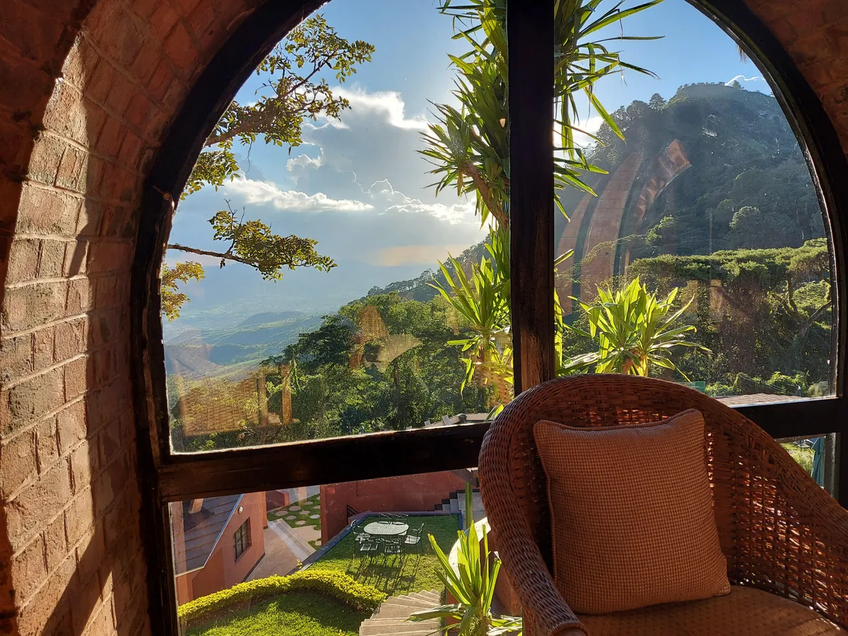 This little corner at a hotel I was at.