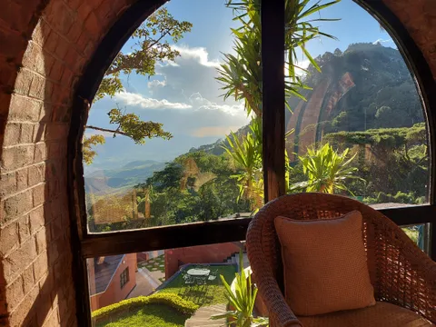 This little corner at a hotel I was at.