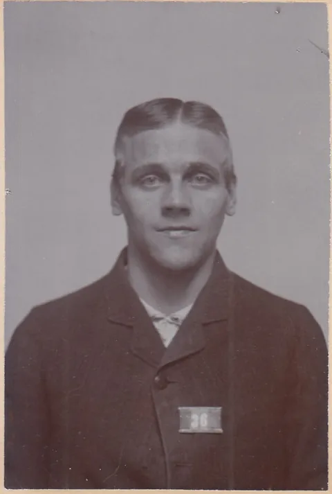 My Great Uncle from 1902 to 1932 through jail and police photos (Sweden).