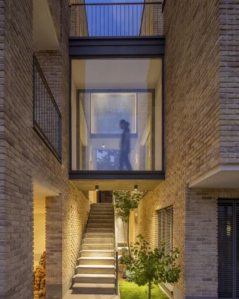 Brick - some contemporary residential buildings, iran. 