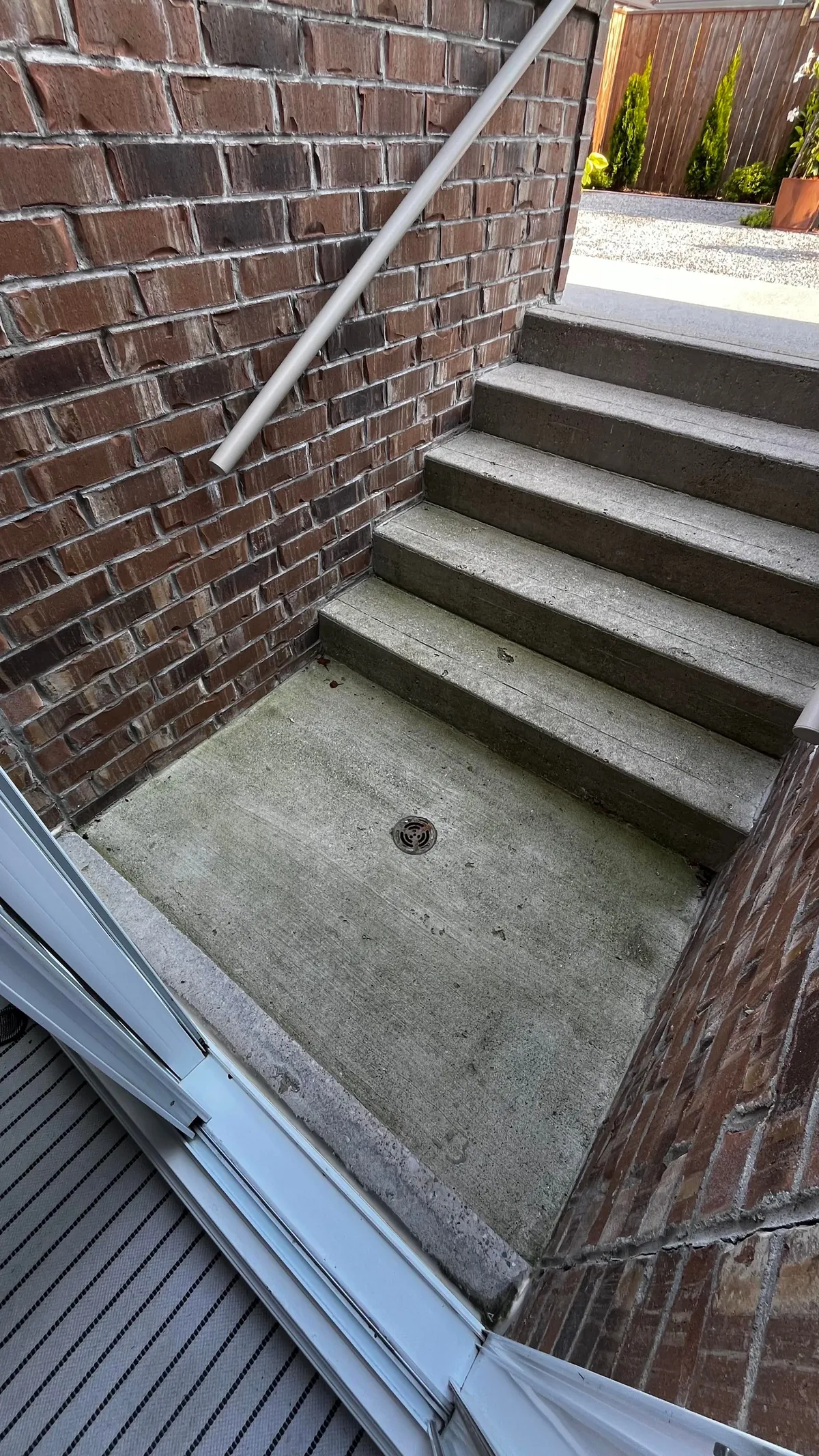 Was tired of my janky walkout - added deck tiles and paint