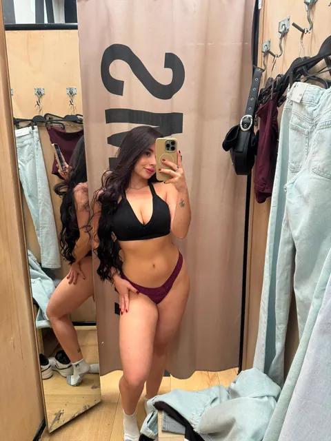 Went shopping for clothes, ended up undressing instead