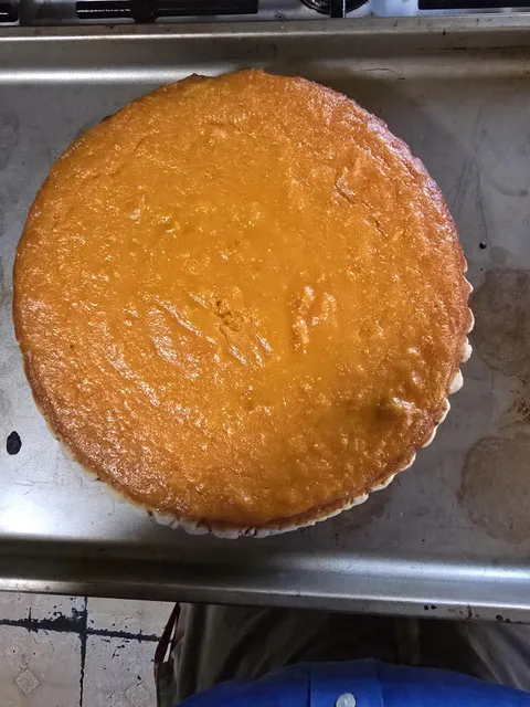 I made a sweet potato pie from from with my homegrown sweet potatoes! 