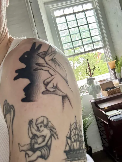 Shadow Puppet. Done by Mike Adams in Biddeford, ME.