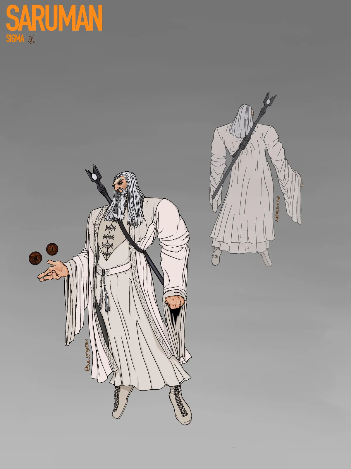 Finished my Lord of the Rings collab concept skins :)