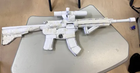 I made an AK. With paper. Alongside other guns. Do y’all do this as well?
