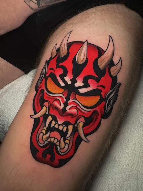 Darth maul // oni mask by Cory Cartwright 