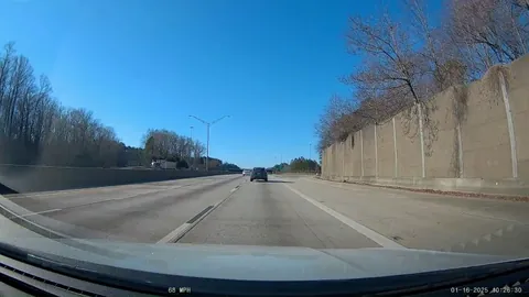 Elderly woman driving like she's the only car on the road [oc]