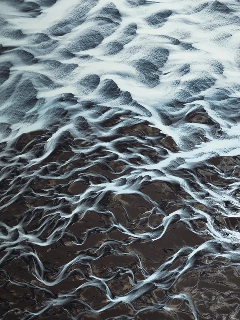 ITAP of a glacial river