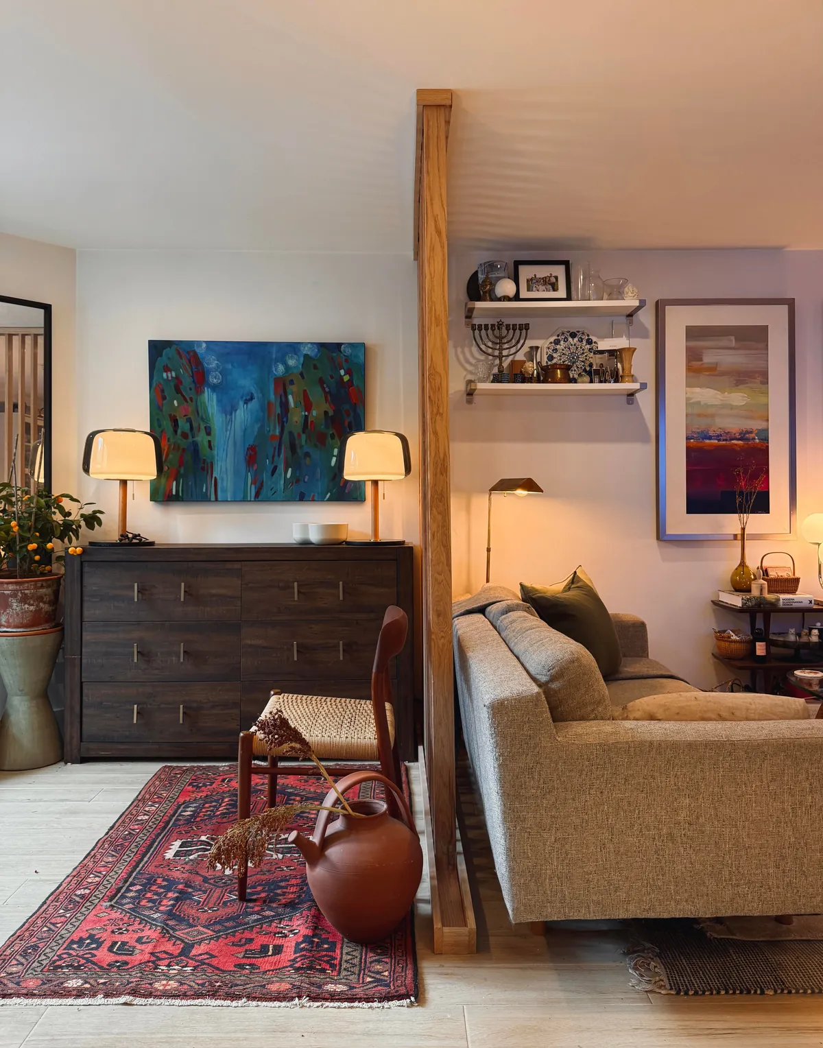 Making our little basement apartment cozy