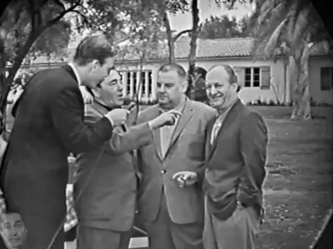 Moe Howard of The Three Stooges show how they performed slapstick without hurting each other. [1960's]