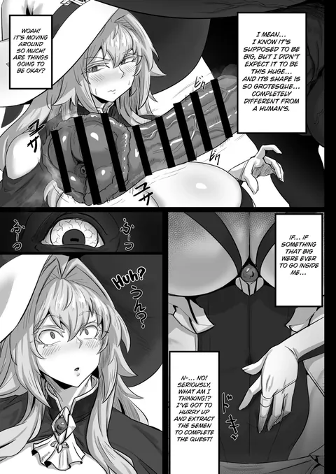 A guide on extracting fresh horse cum for your potions [Artist: exabyte]