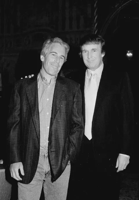 Trump and his good friend, Jeffrey Epstein 