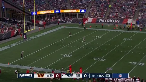 Patriots rookie RB TreVeyon Henderson returns a kickoff 100-yards for a touchdown on his first NFL touch