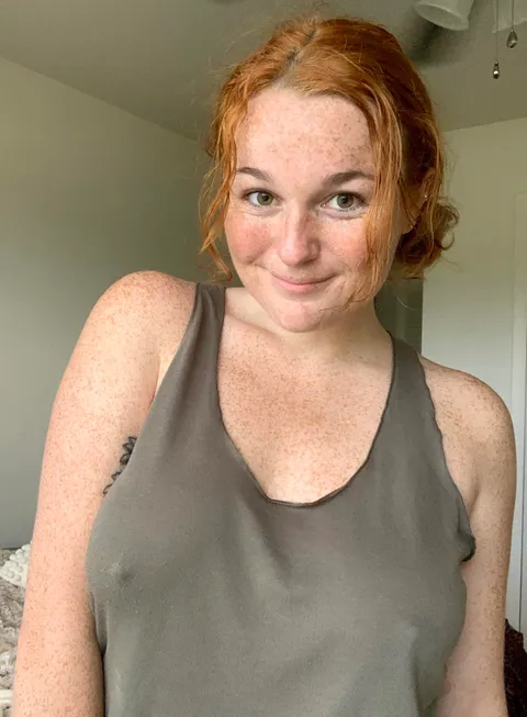 Threw on a loose tank top to head to the store today