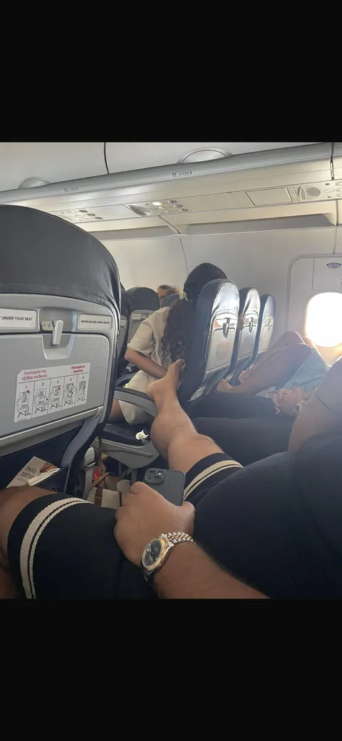 This guy next to me on the plane