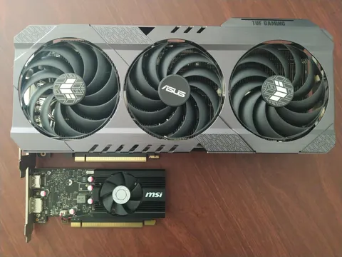 I went from a GT1030 to an RTX 4070 Ti Super.