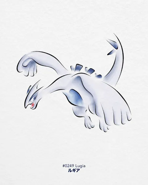 Pokemons in japanese traditional style