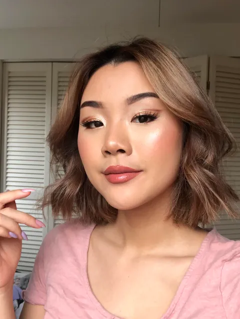 a soft take on graphic liner