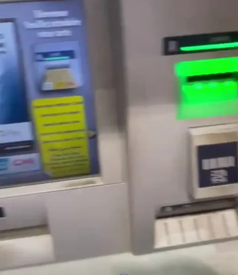 when using a cash machine in morocco