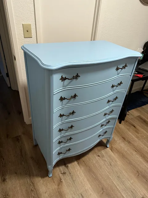 I refreshed an old dresser