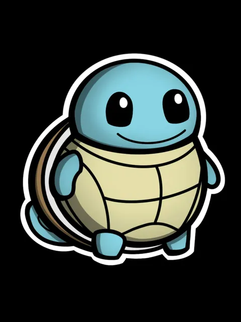 I drew squirtle but he's a fat shit