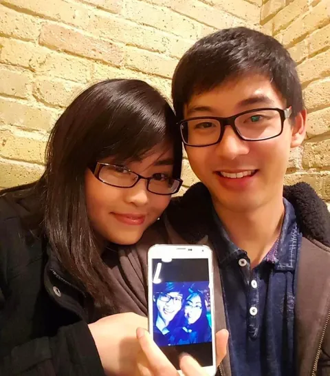 A married couple posed together for a picture every year since they first met 12 years ago 