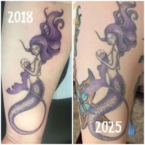 Before and after tattoos