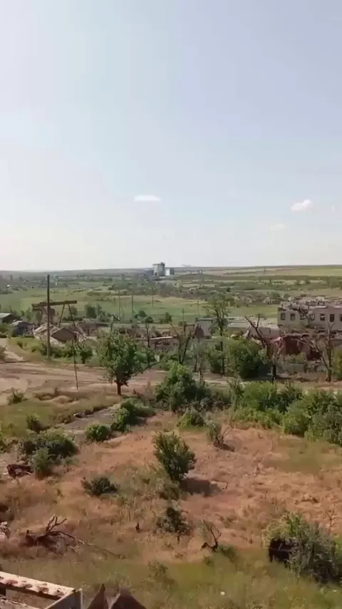 A Russian SU-25 is shot down over the Soledar area in Ukraine