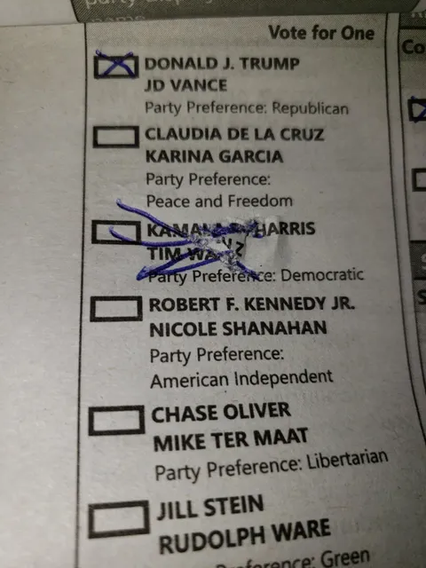 Boomer parents voting like it's a high school yearbook