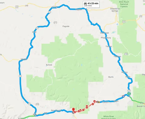 In Colorado, due to rock fall, a 20 mile stretch of highway now has a 238 mile, 4.5 hour detour.