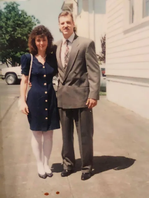 Picture of a picture of my mom and dad, circa 1995. Dad has dementia now, seeing them young and vibrant always makes me feel so good!
