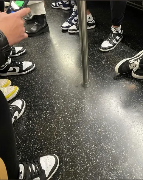 NYC rn, everyone got their hands on the Panda restock