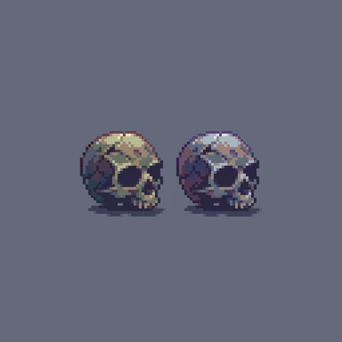 Skull and a color alternative