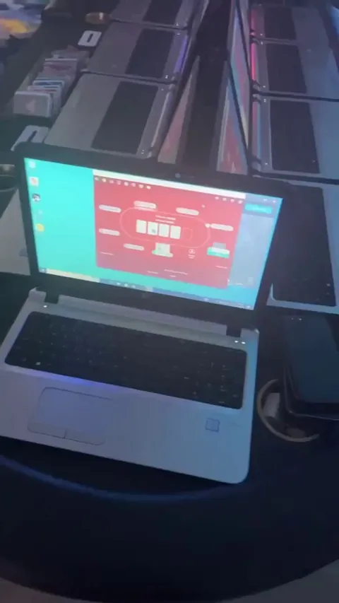 A poker bot farm where multiple bots sit at the same table and share their cards to collude against humans