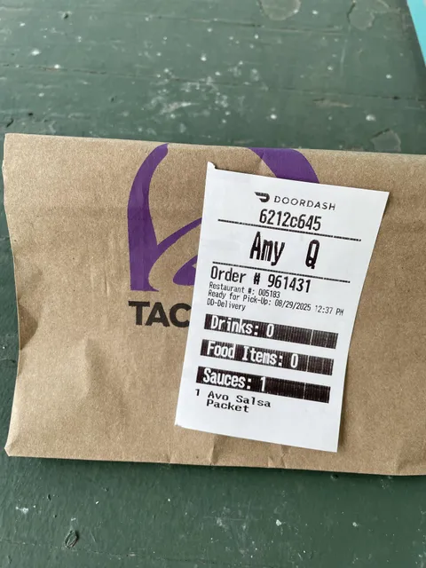 Came home to a DoorDash delivery (that I didn’t order) of one Taco Bell sauce packet