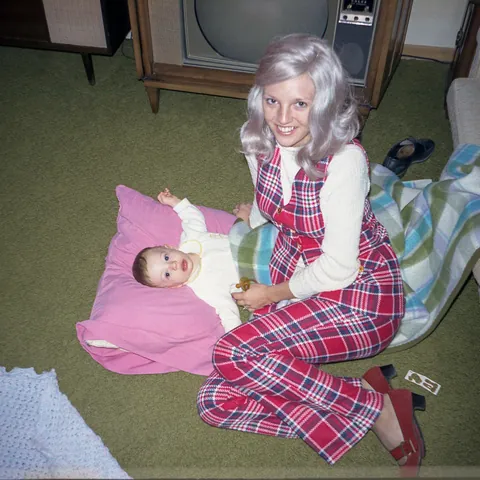 Some photos of me and my mom from 1970 through 1972