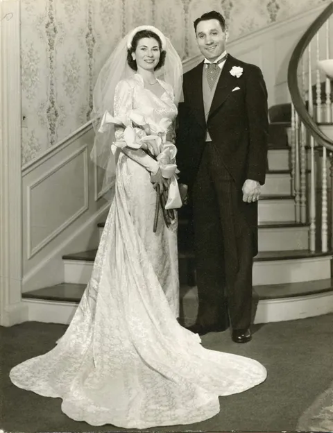 My grandparents looking like movie stars on their wedding day. Montgomery, Alabama. 1946