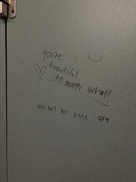 The difference between the girls washroom and boys washroom at my school 😭