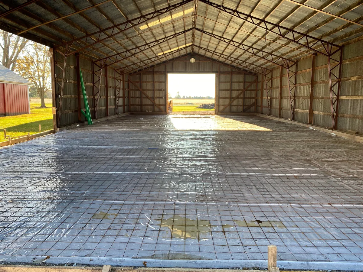 Progress from my 60+ yr old pole barn / workshop build