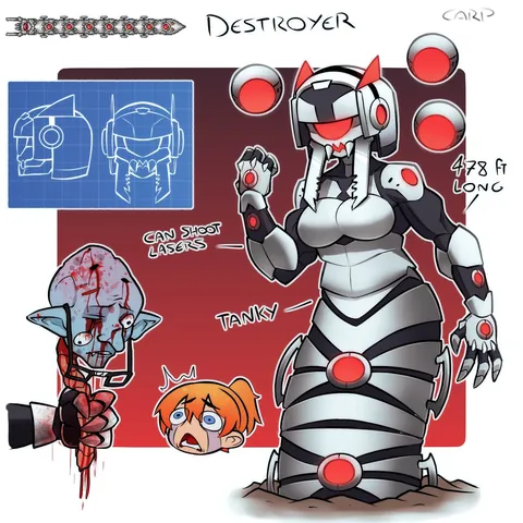 Rule 63 Terraria Bosses (@carpinchor123) [Terraria]