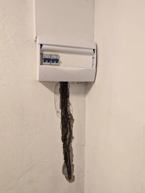 Electrician left it like this