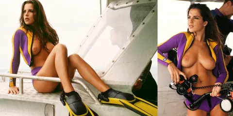 Kelly Monaco in Playboy’s aptly titled “Wet Dreams” pictorial. 2000